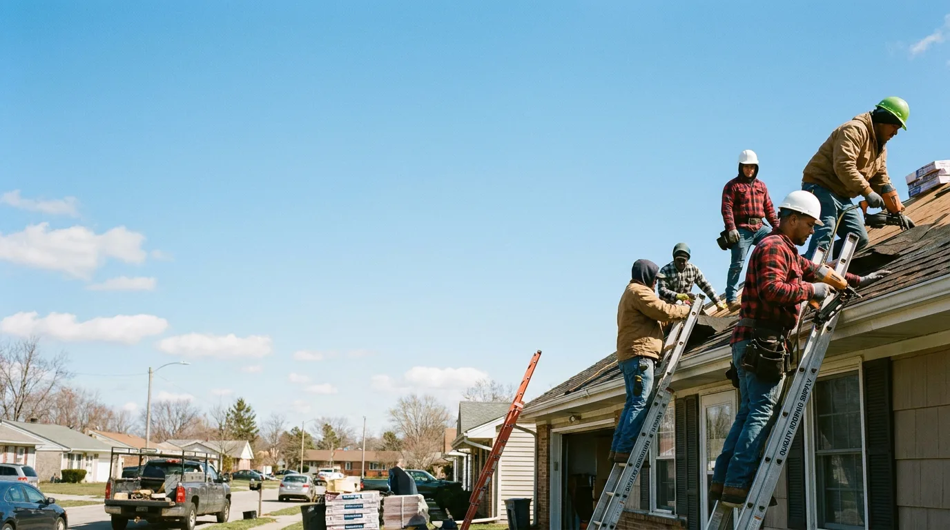 Roofing in Pleasant Lake, MI near me